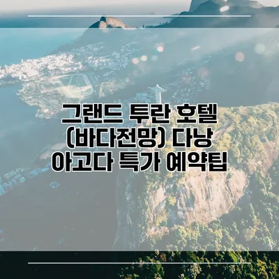 그랜드 투란 호텔 (바다전망) 다낭 아고다 특가 예약팁