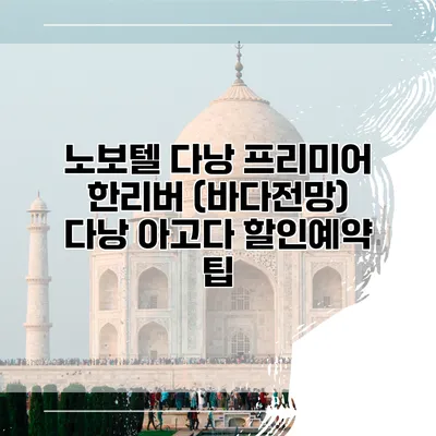 노보텔 다낭 프리미어 한리버 (바다전망) 다낭 아고다 할인예약 팁